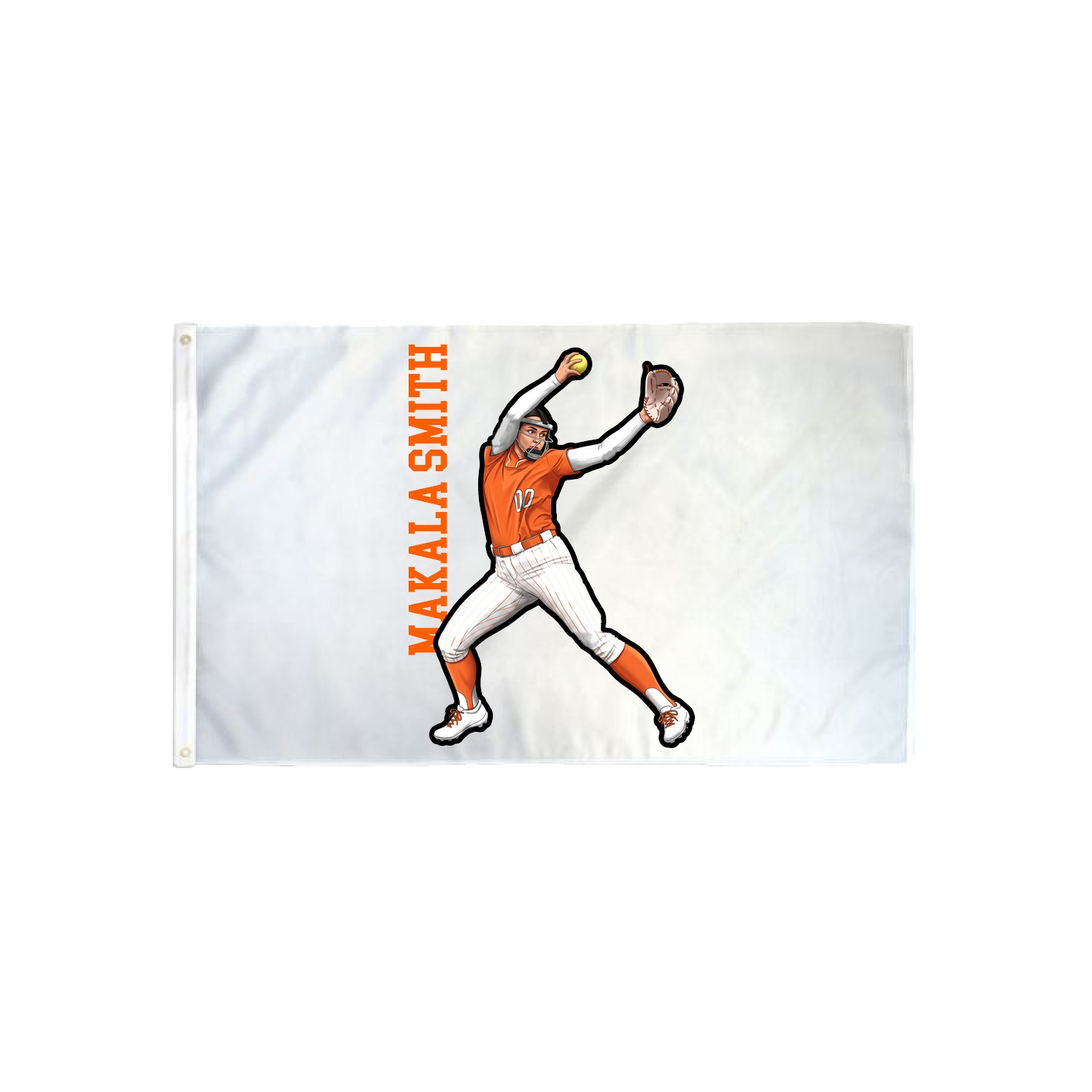 3x5 Flag — Name Vertical in Classic