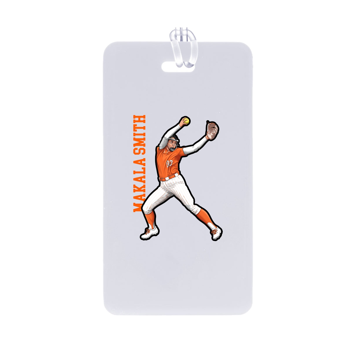 Bag Tag — Name Vertical in Classic