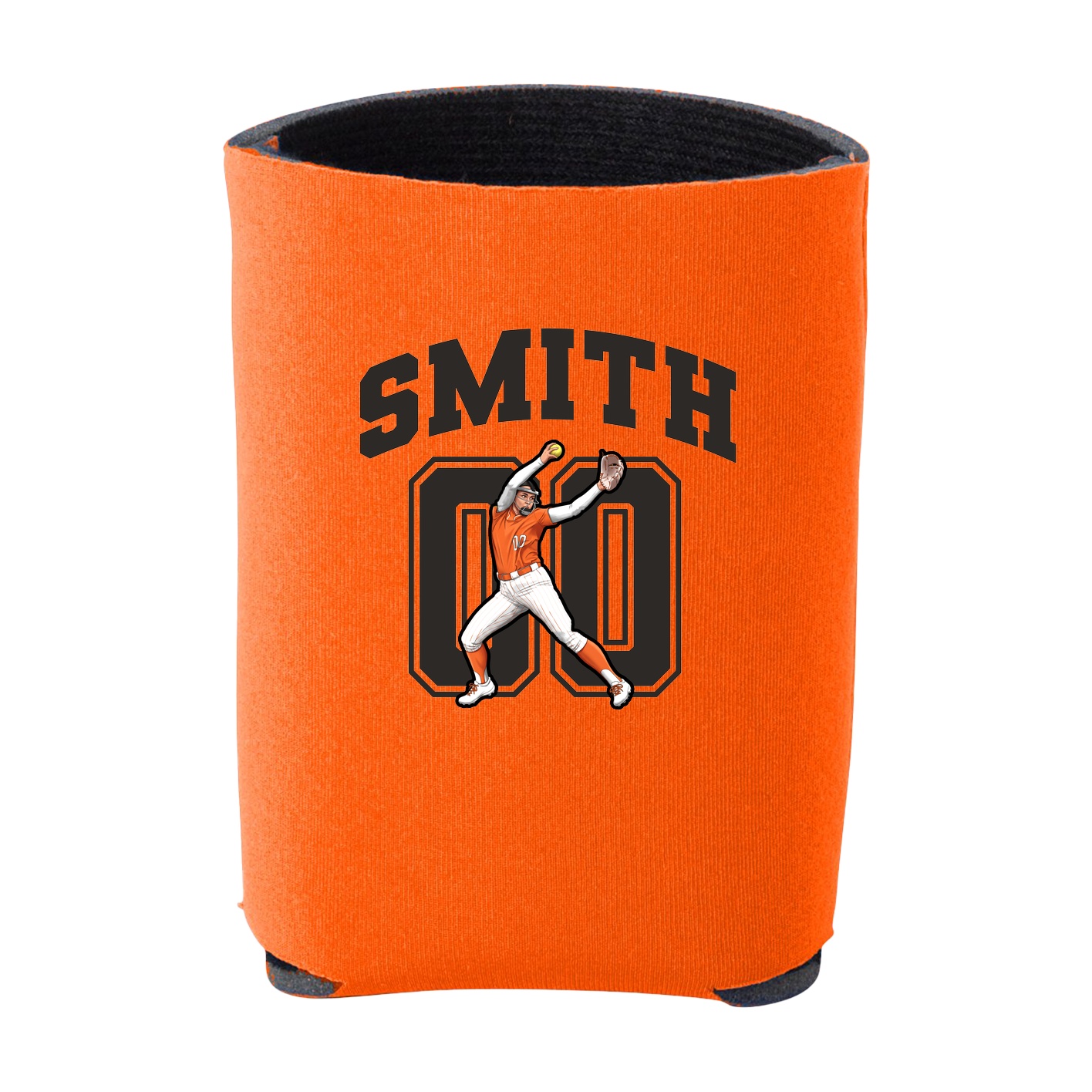 Can Holder — Number in Orange