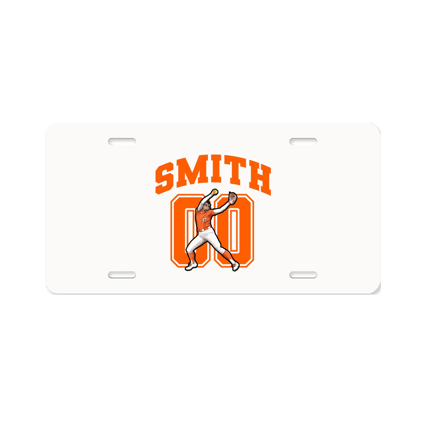 License Plate — Number in Classic