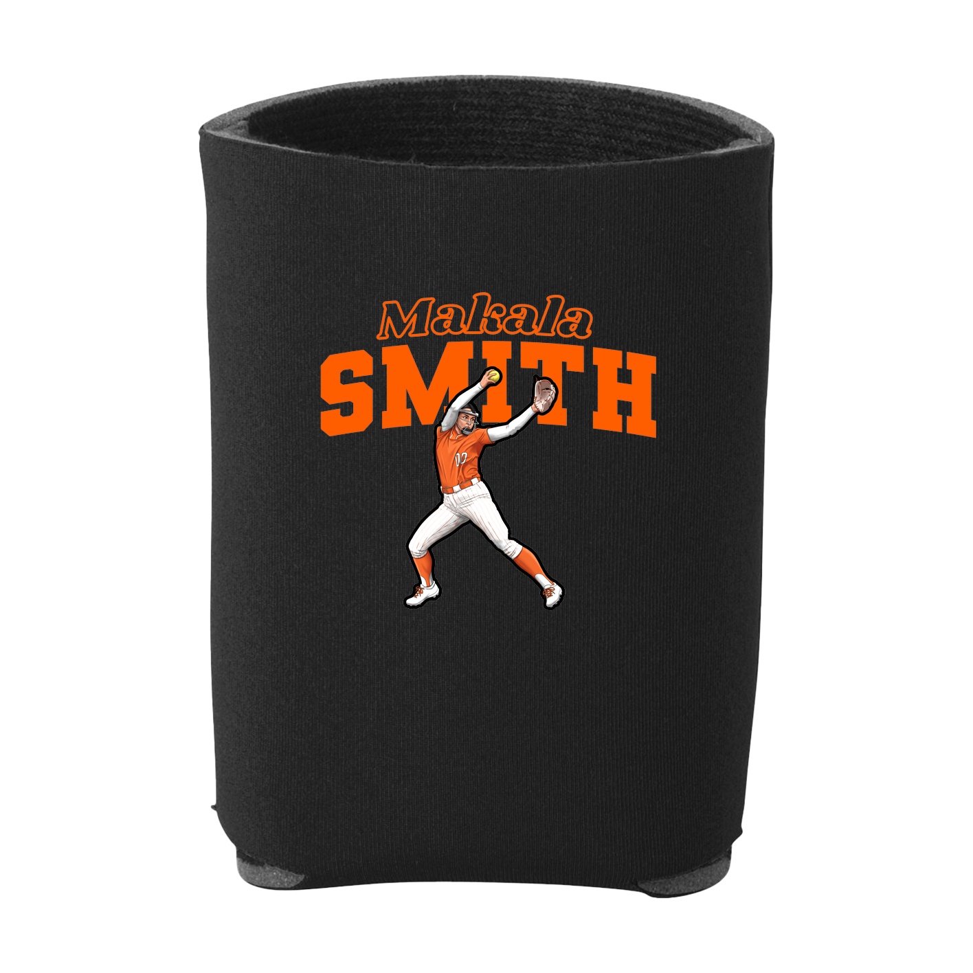Can Holder — Name Arch in Black