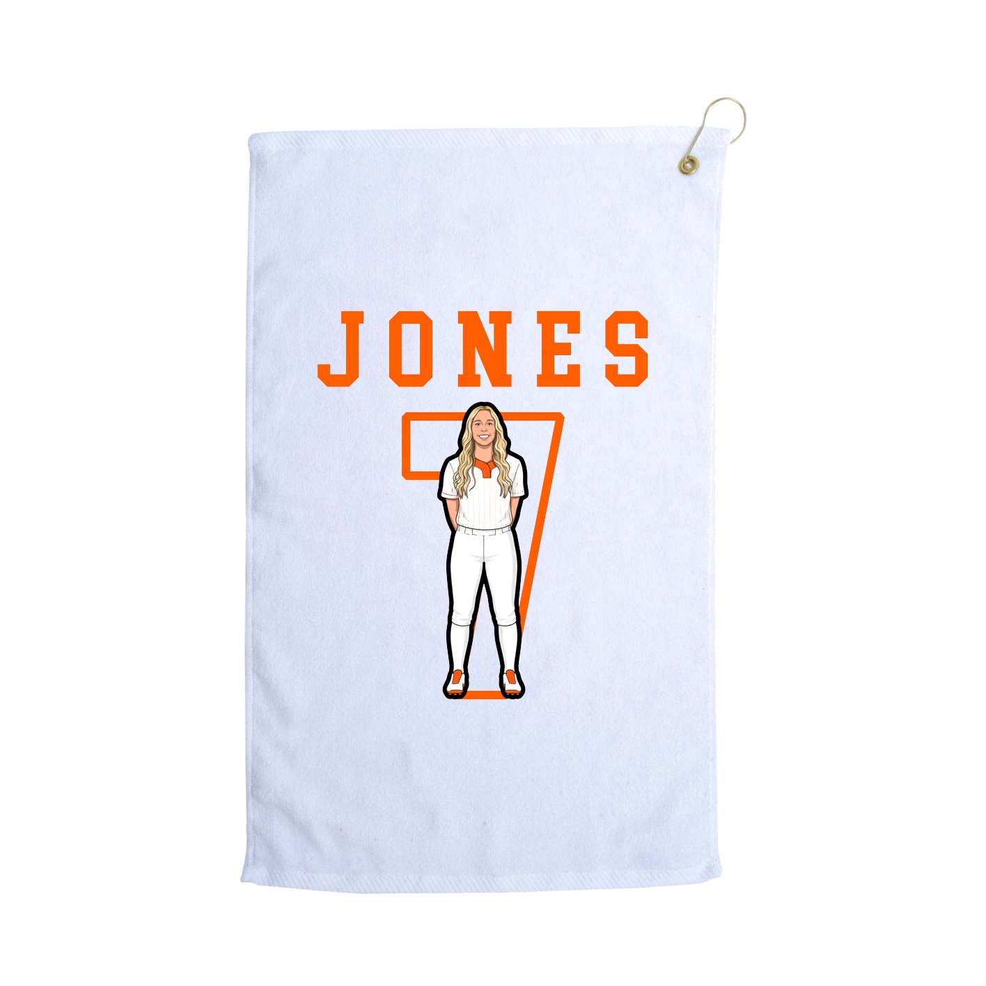 Golf Towel — Shirsey in White