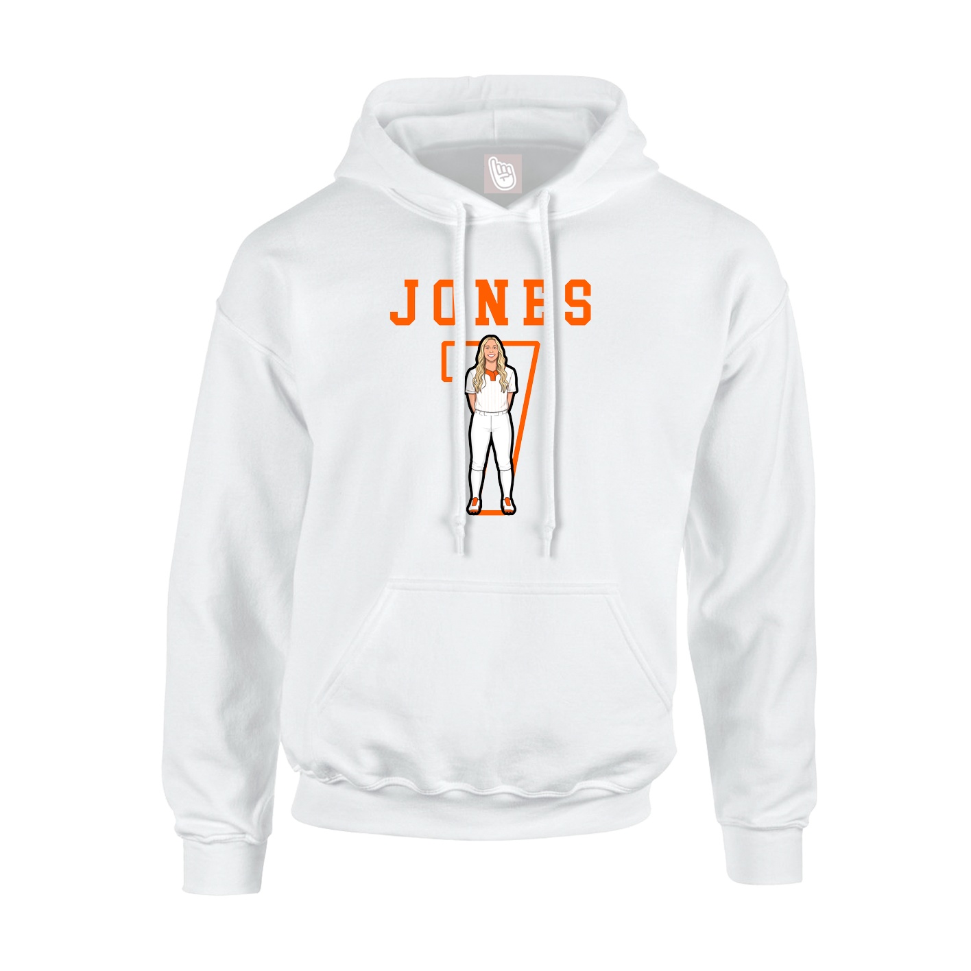 Hoodie — Shirsey in White