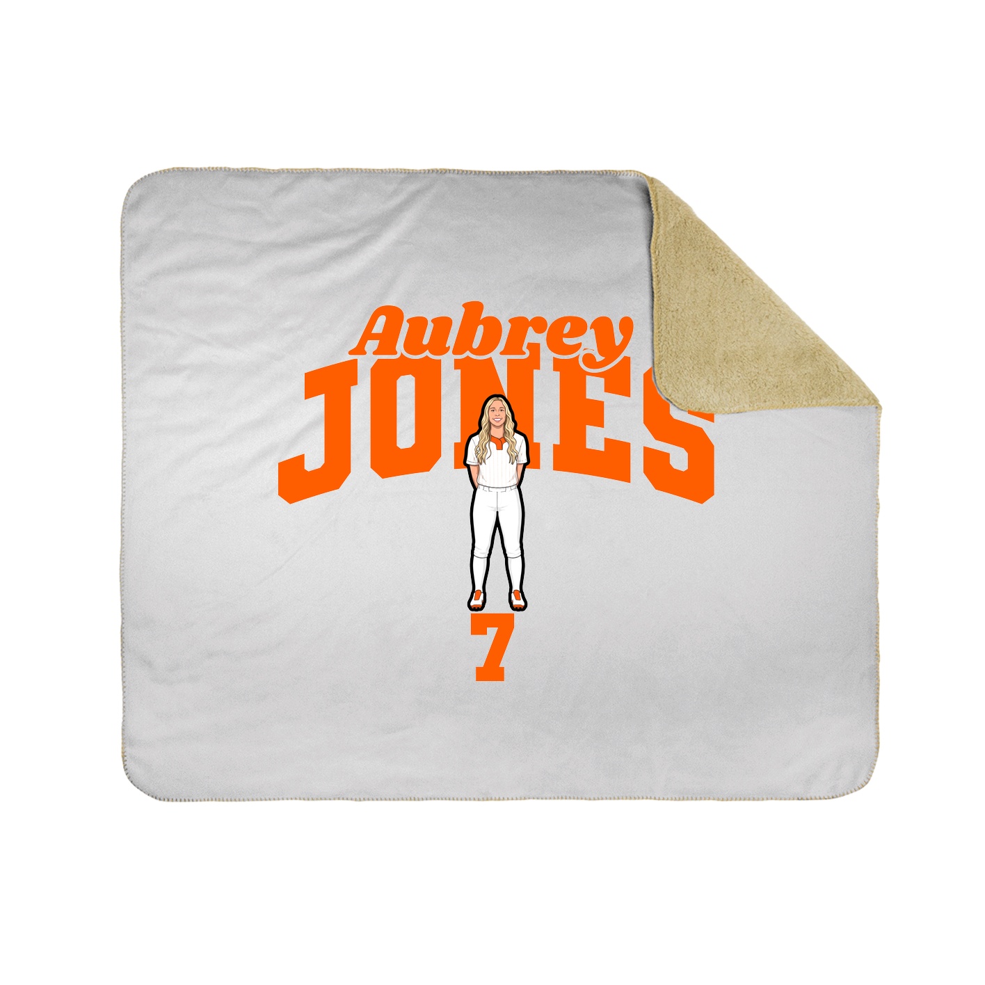 Throw Blanket — Signature Arch in White