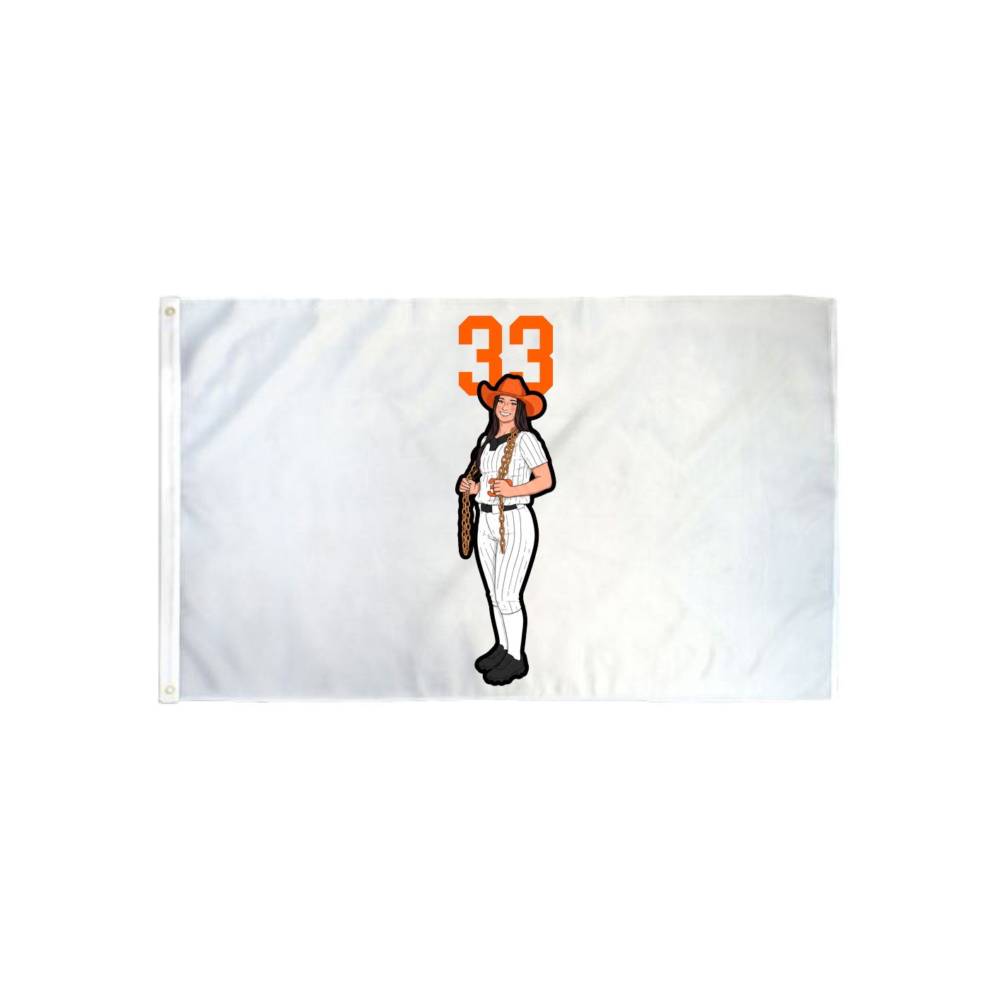 3x5 Flag — Number Top in Classic