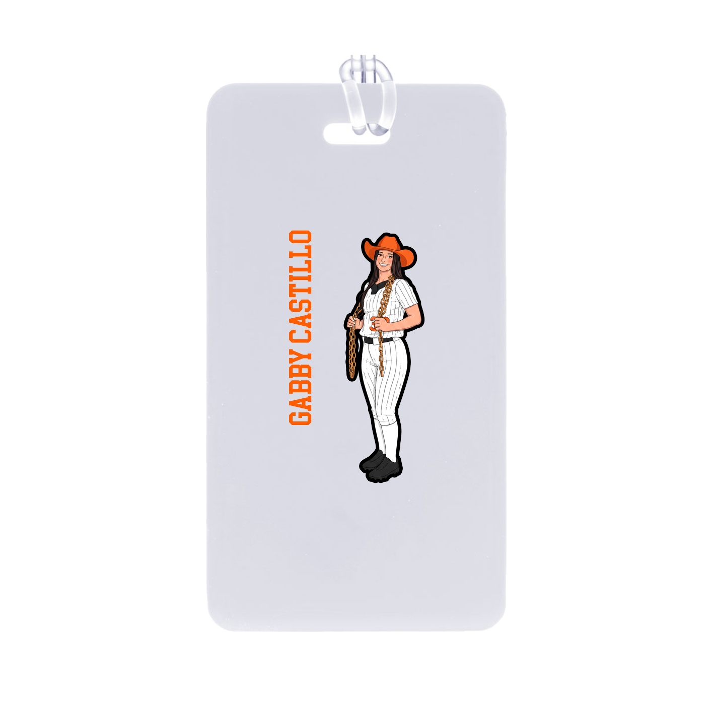 Bag Tag — Name Vertical in Classic