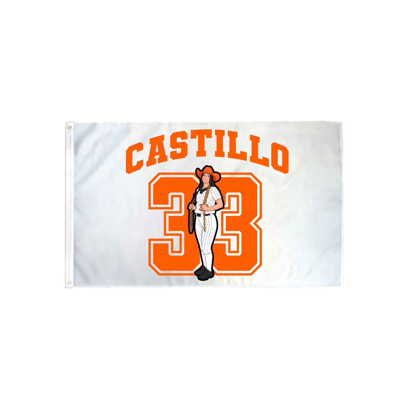 3x5 Flag — Number in Classic