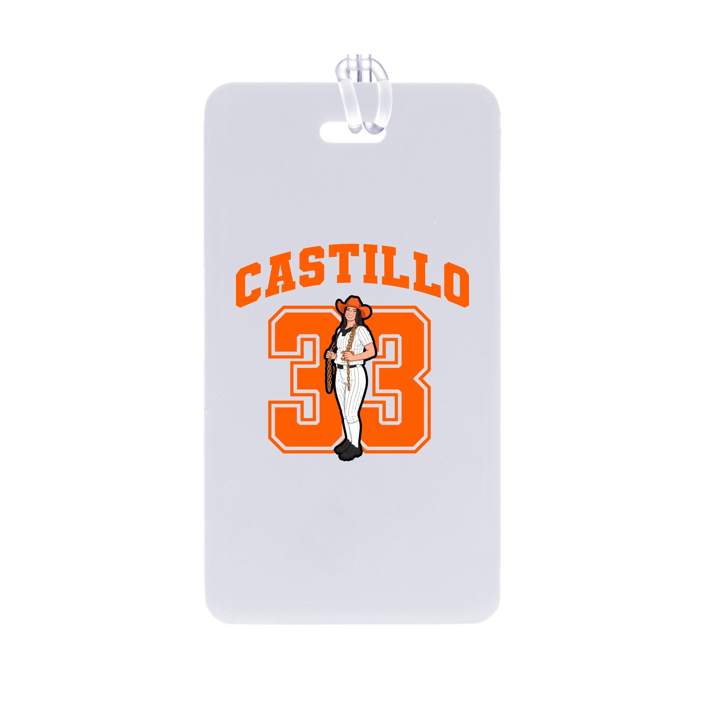 Bag Tag — Number in Classic