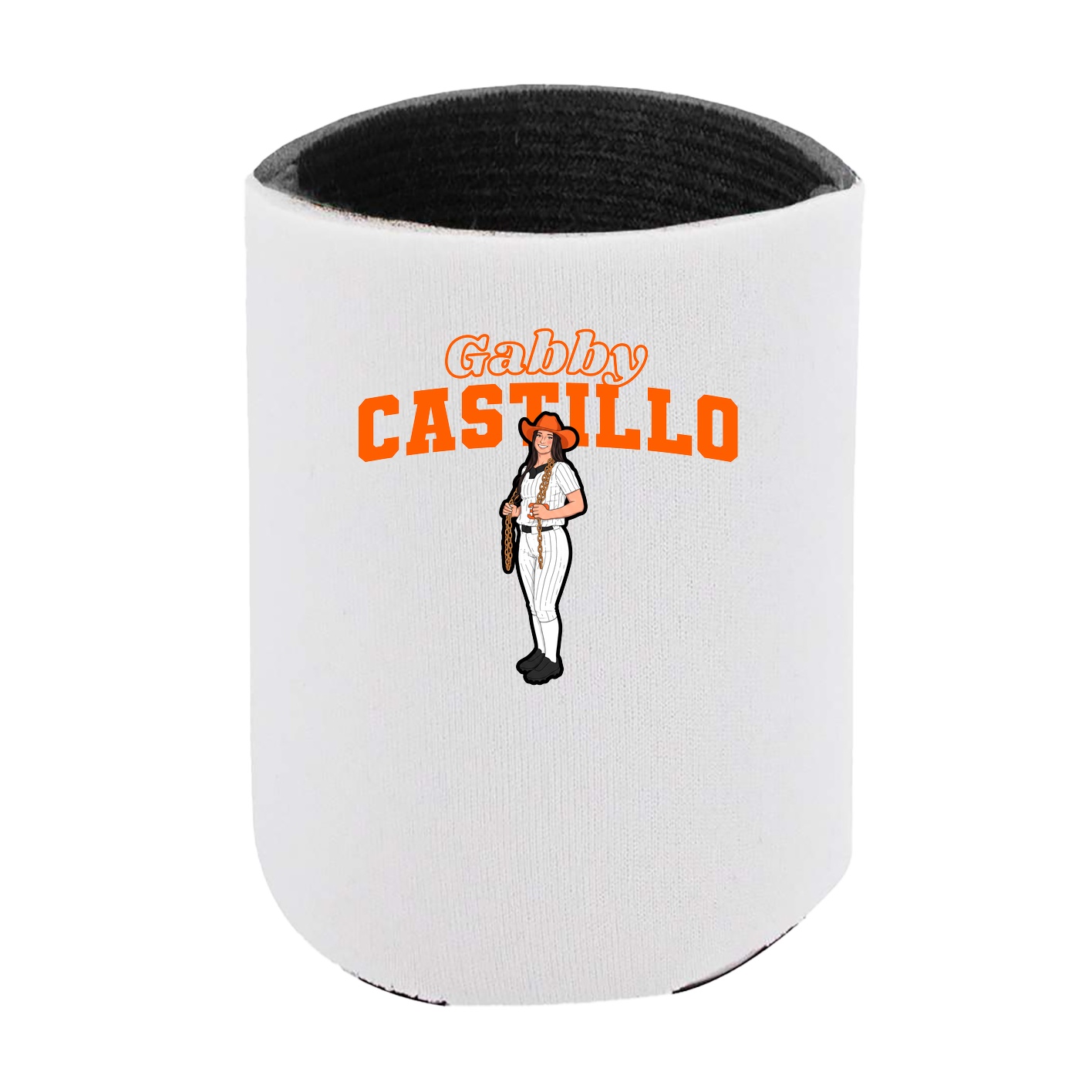 Can Holder — Name Arch in White