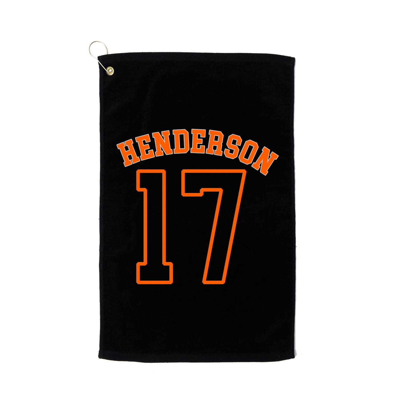 Golf Towel — Shirsey Arch in Black