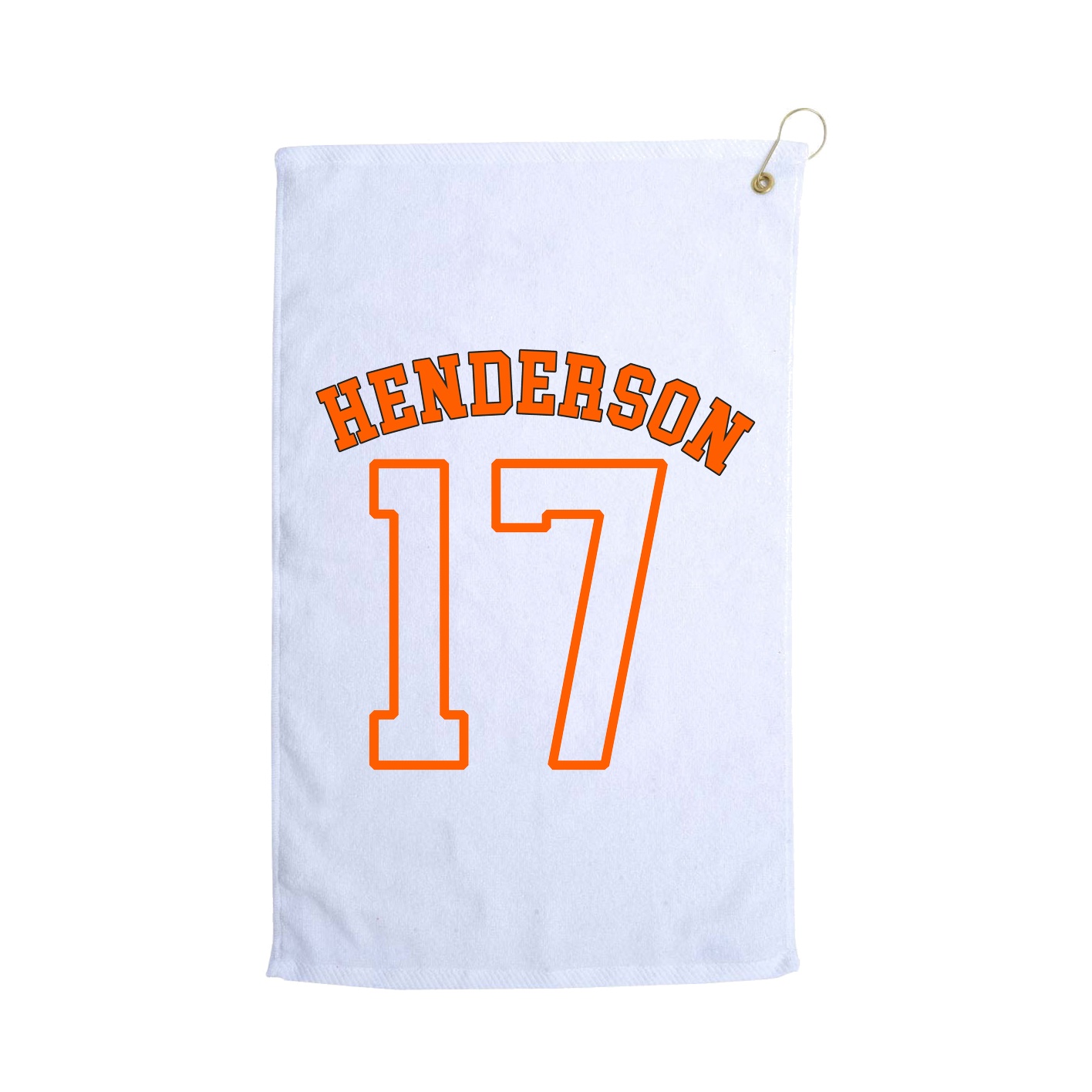 Golf Towel — Shirsey Arch in White