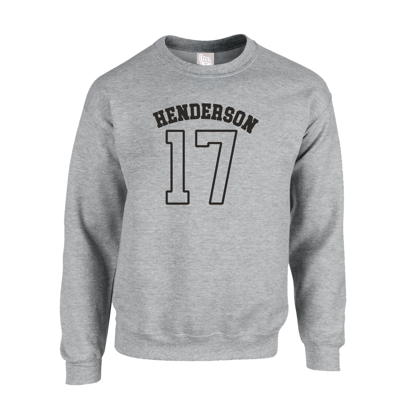 Fleece Crew — Shirsey Arch in Grey
