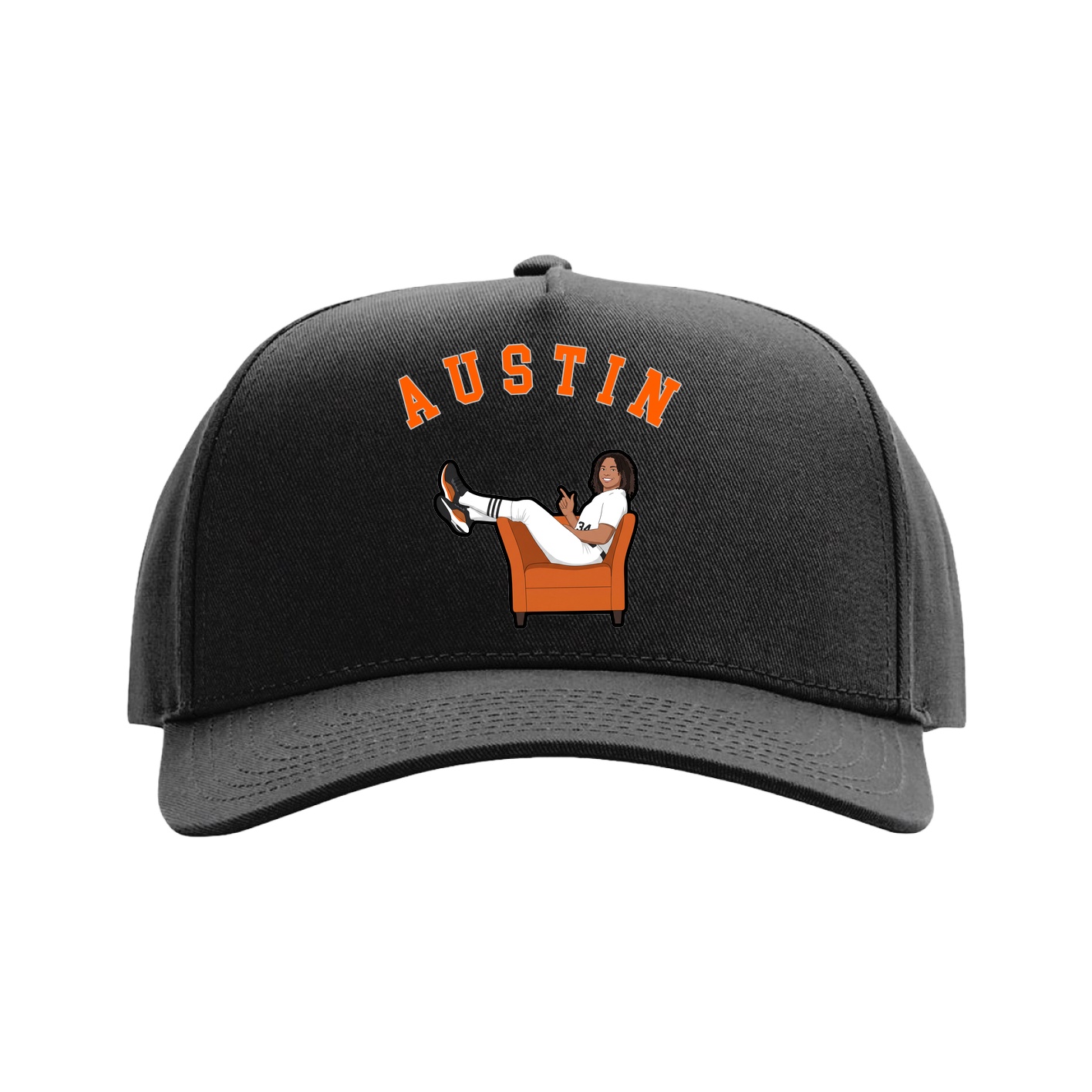 Full Fabric Five-Panel Champ Cap