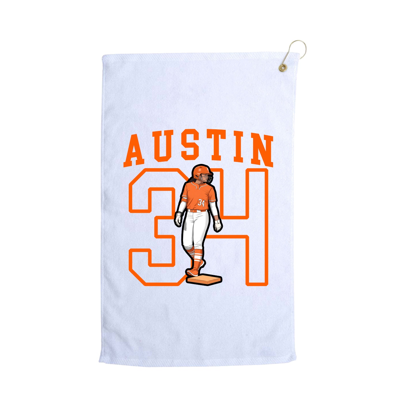 Golf Towel — Shirsey in White