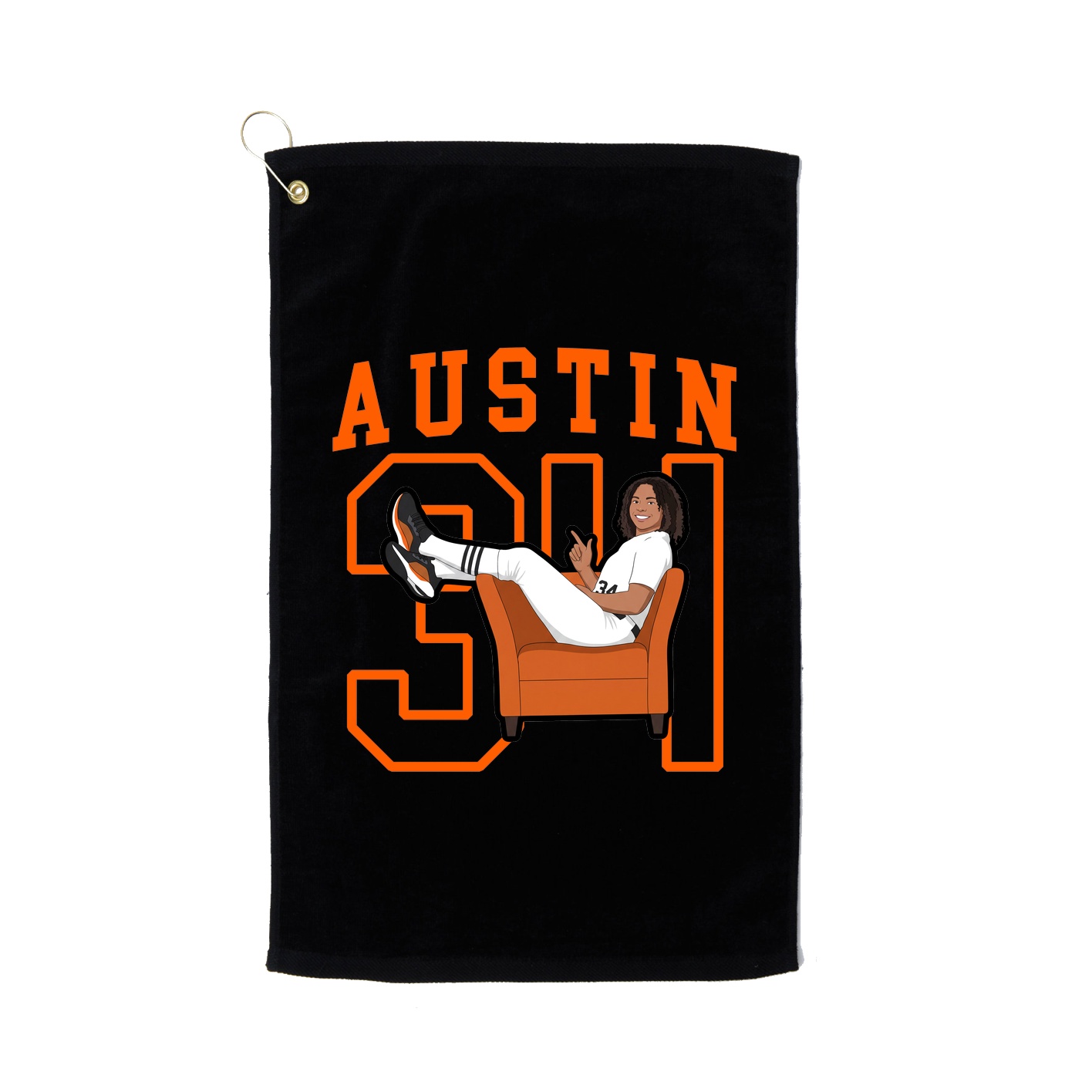 Golf Towel — Shirsey in Black