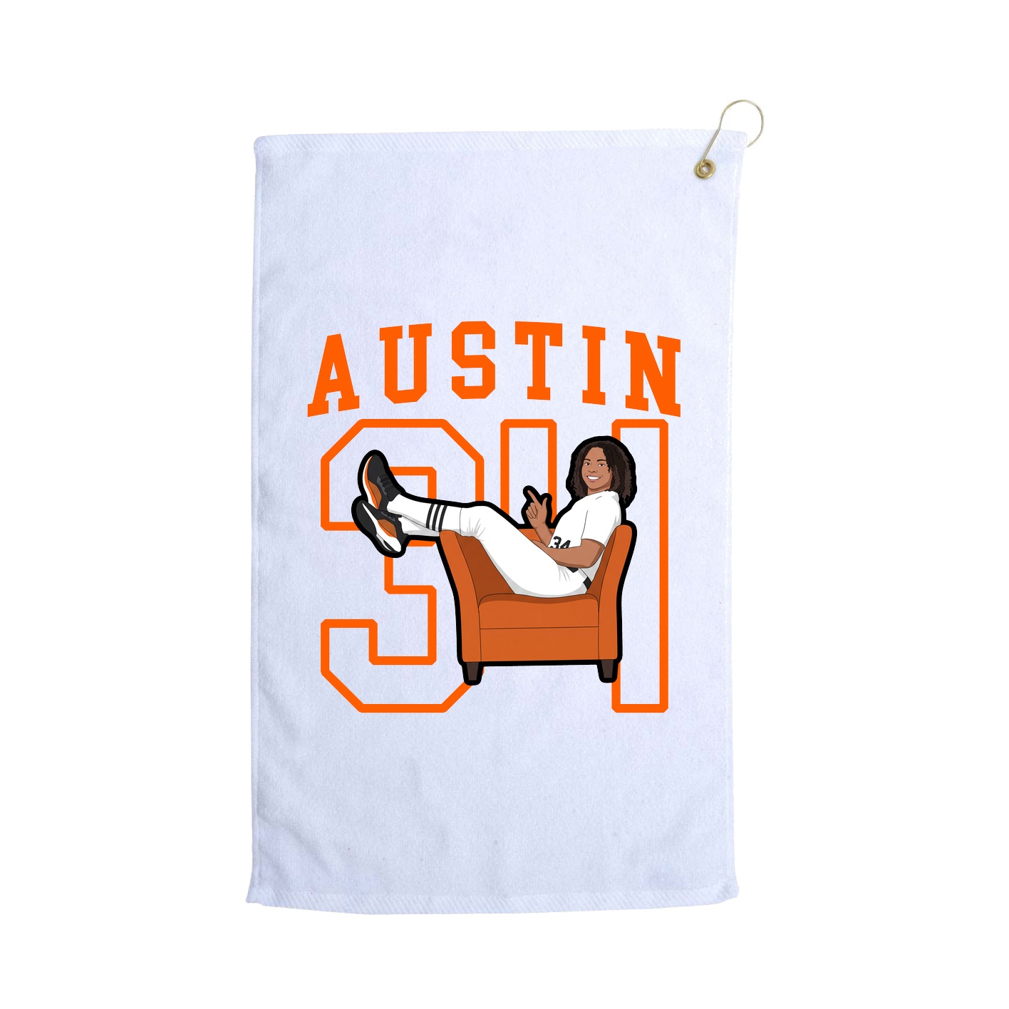 Terry Velour Golf Towel