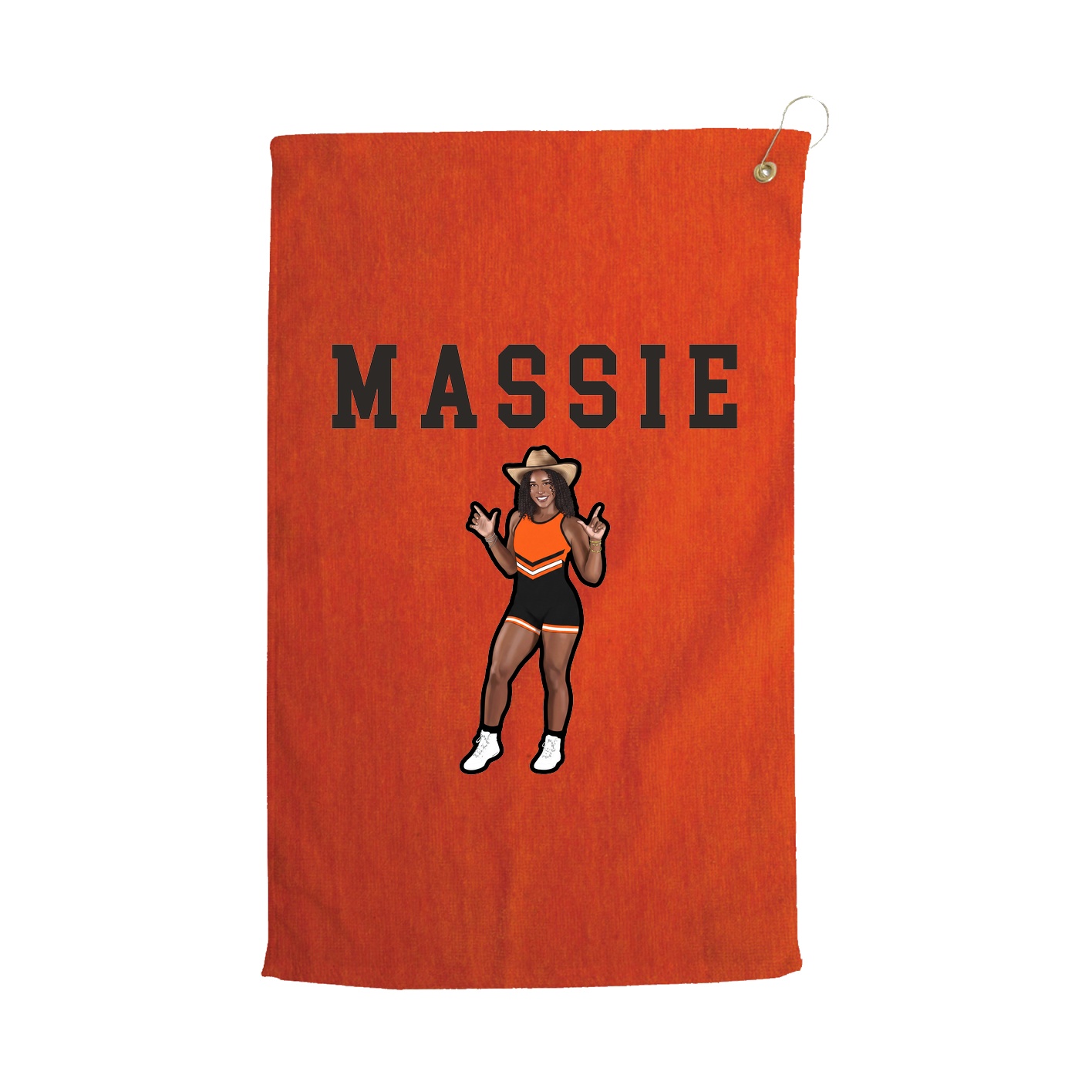 Golf Towel — Shirsey in Orange
