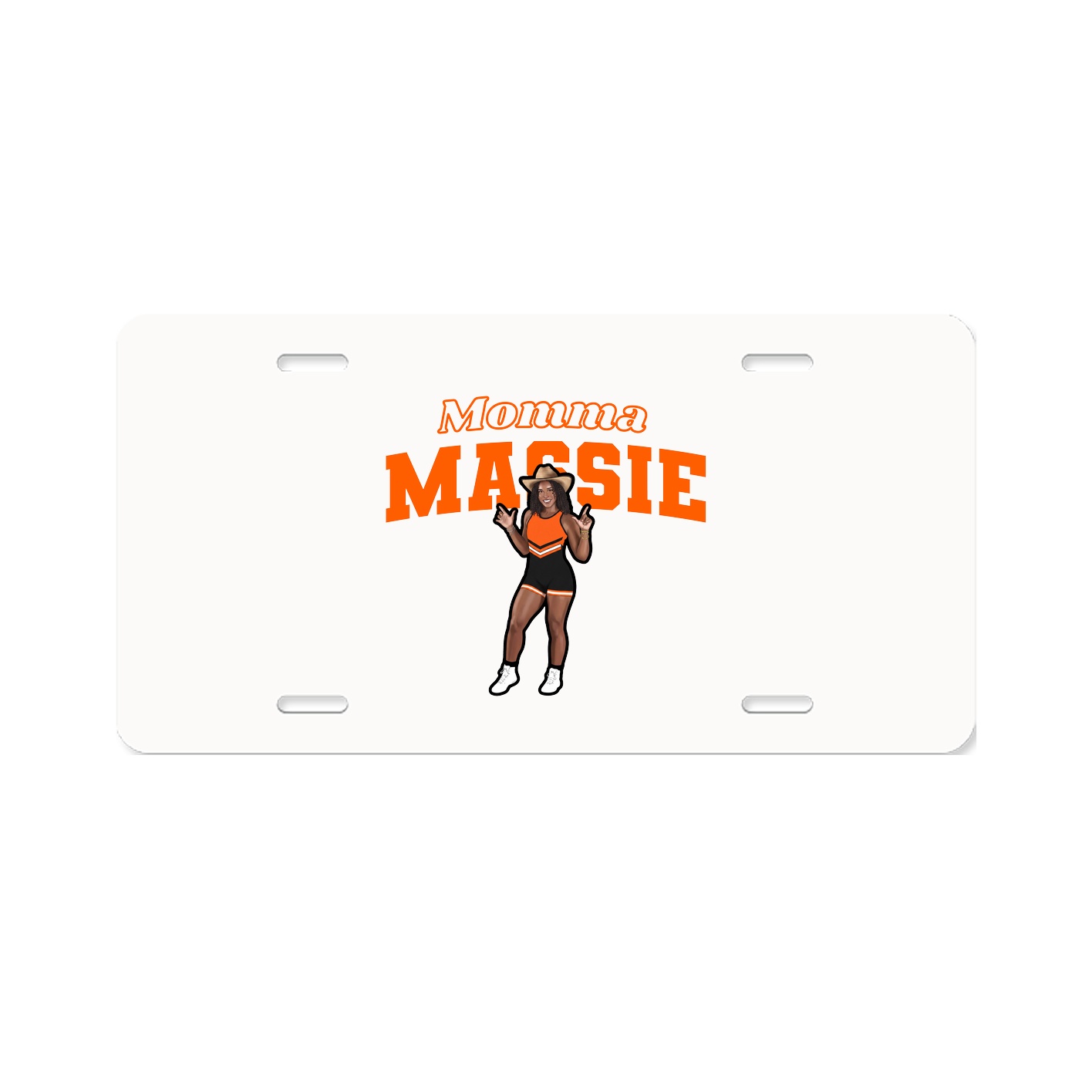 License Plate — Mothers Day Block in Classic