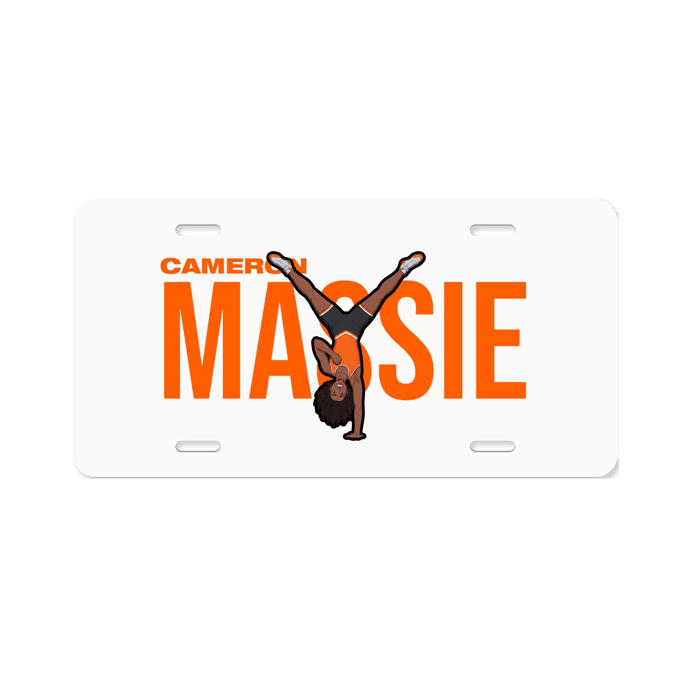 License Plate — Player Name in Classic