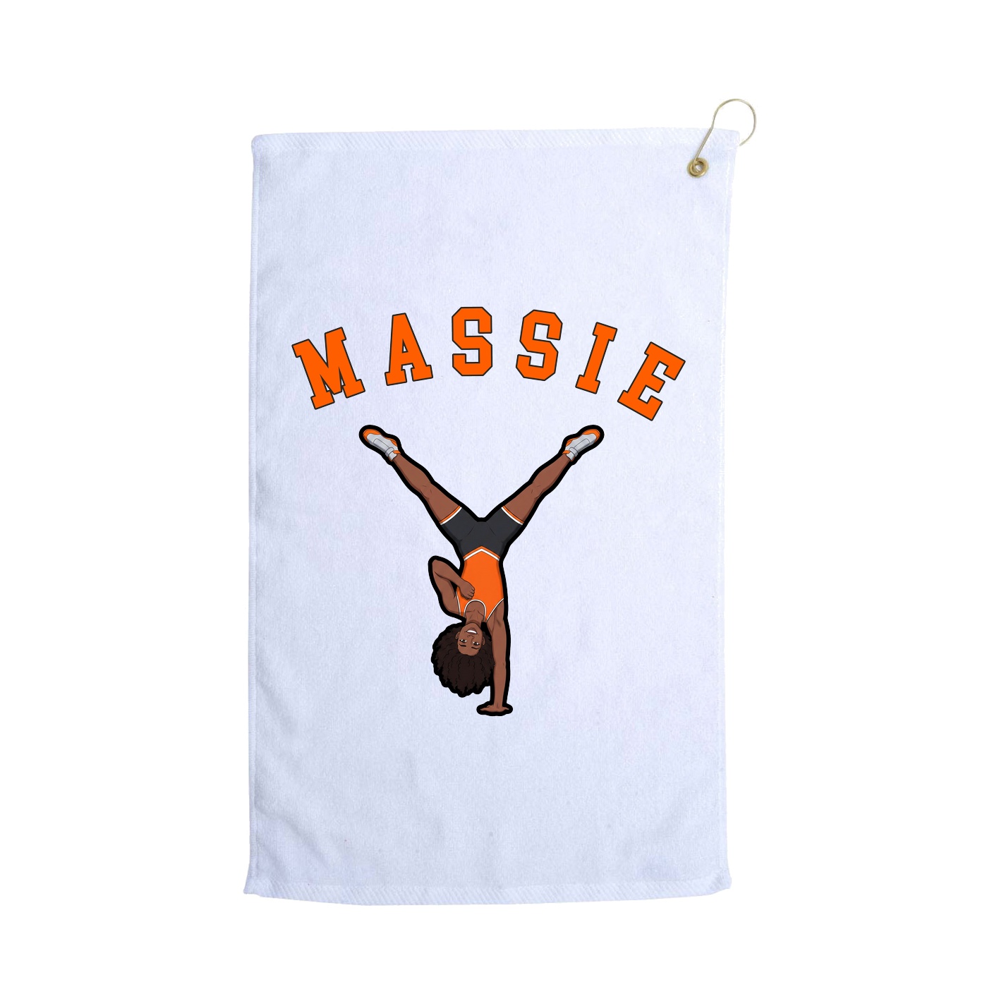 Golf Towel — Shirsey Arch in White