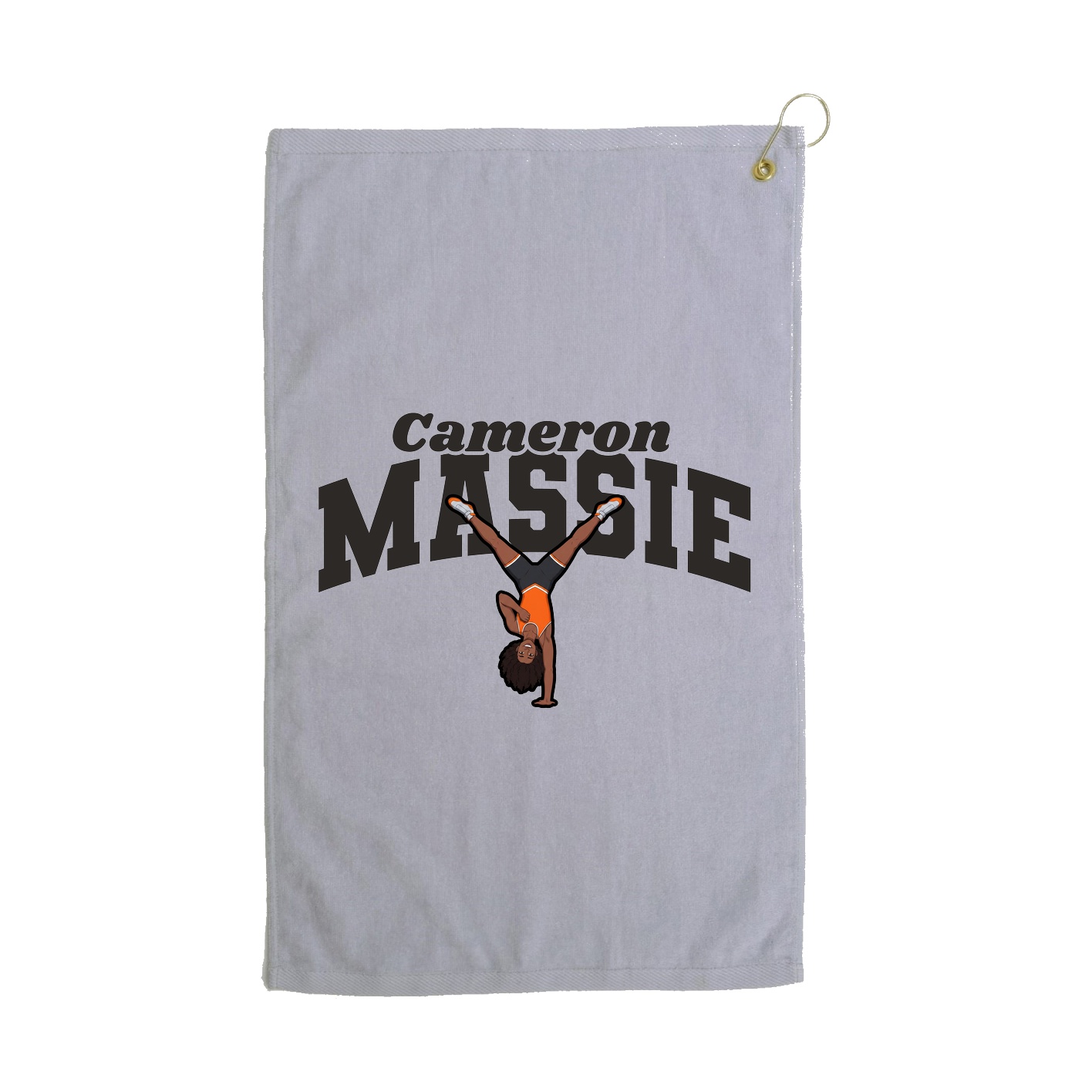 Golf Towel — Signature Arch in Grey