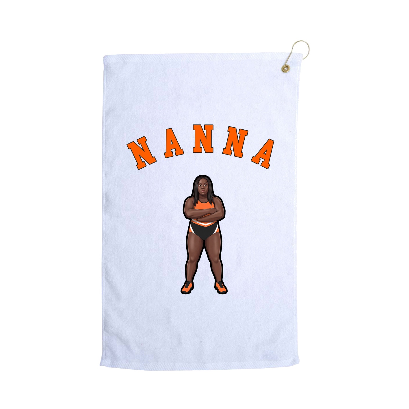Golf Towel — Shirsey Arch in White