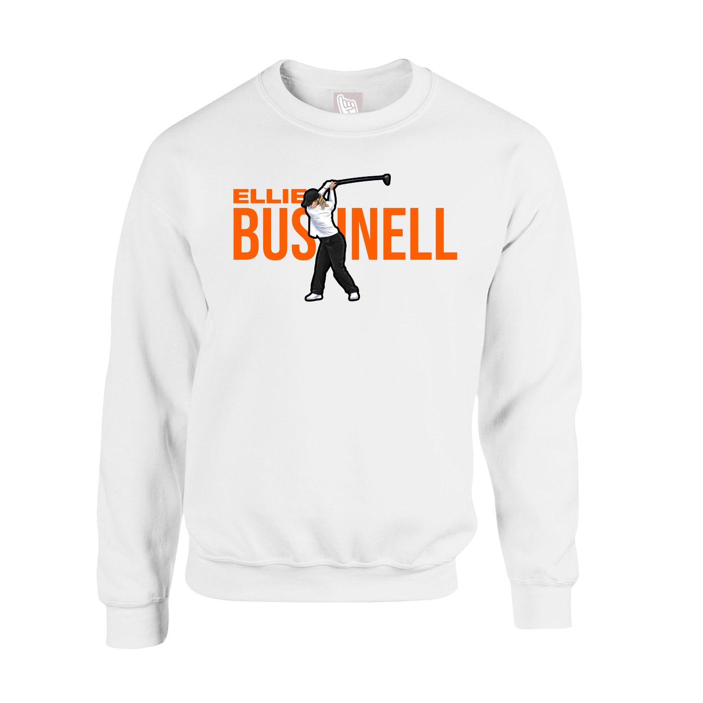 Fleece Crew — Player Name in White