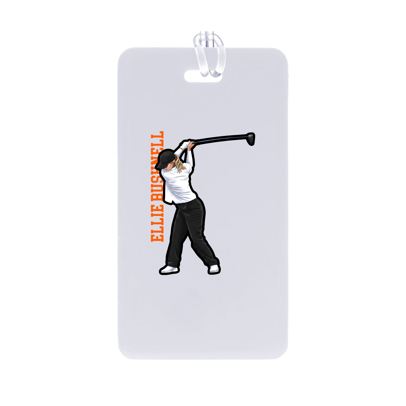 Bag Tag — Name Vertical in Classic