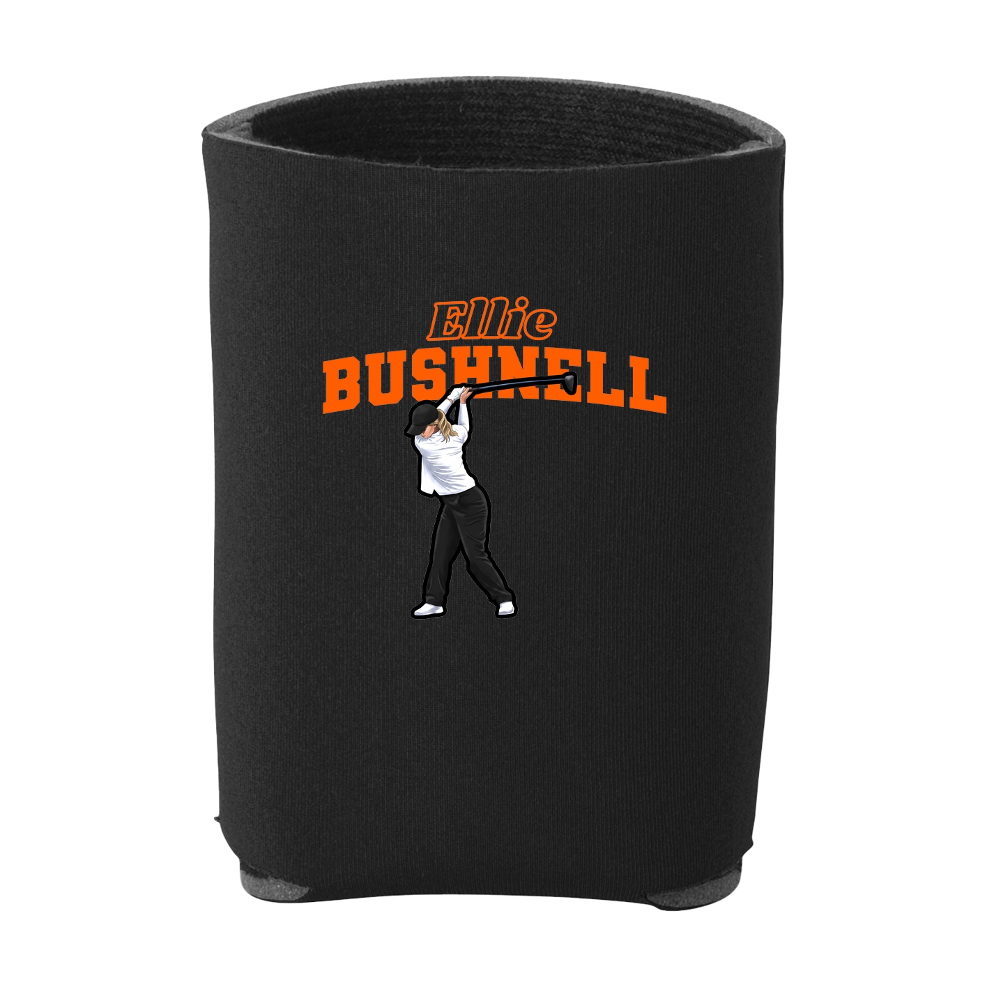 Can Holder — Name Arch in Black