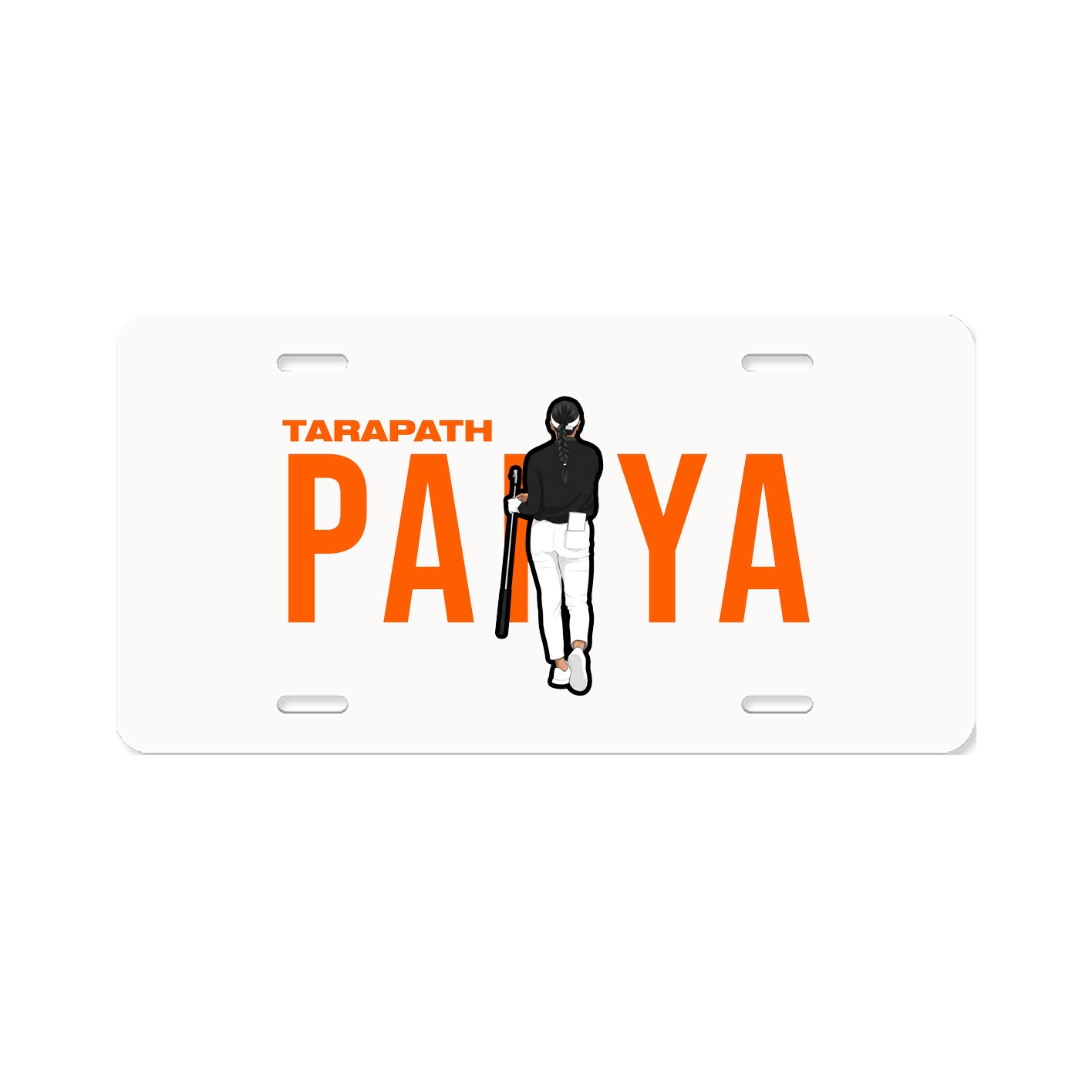License Plate — Player Name in Classic