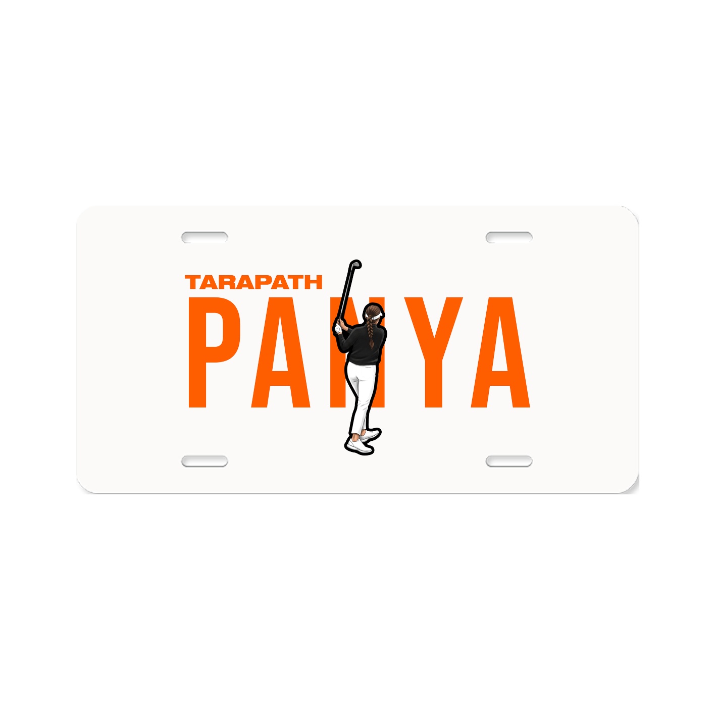 License Plate — Player Name in Classic