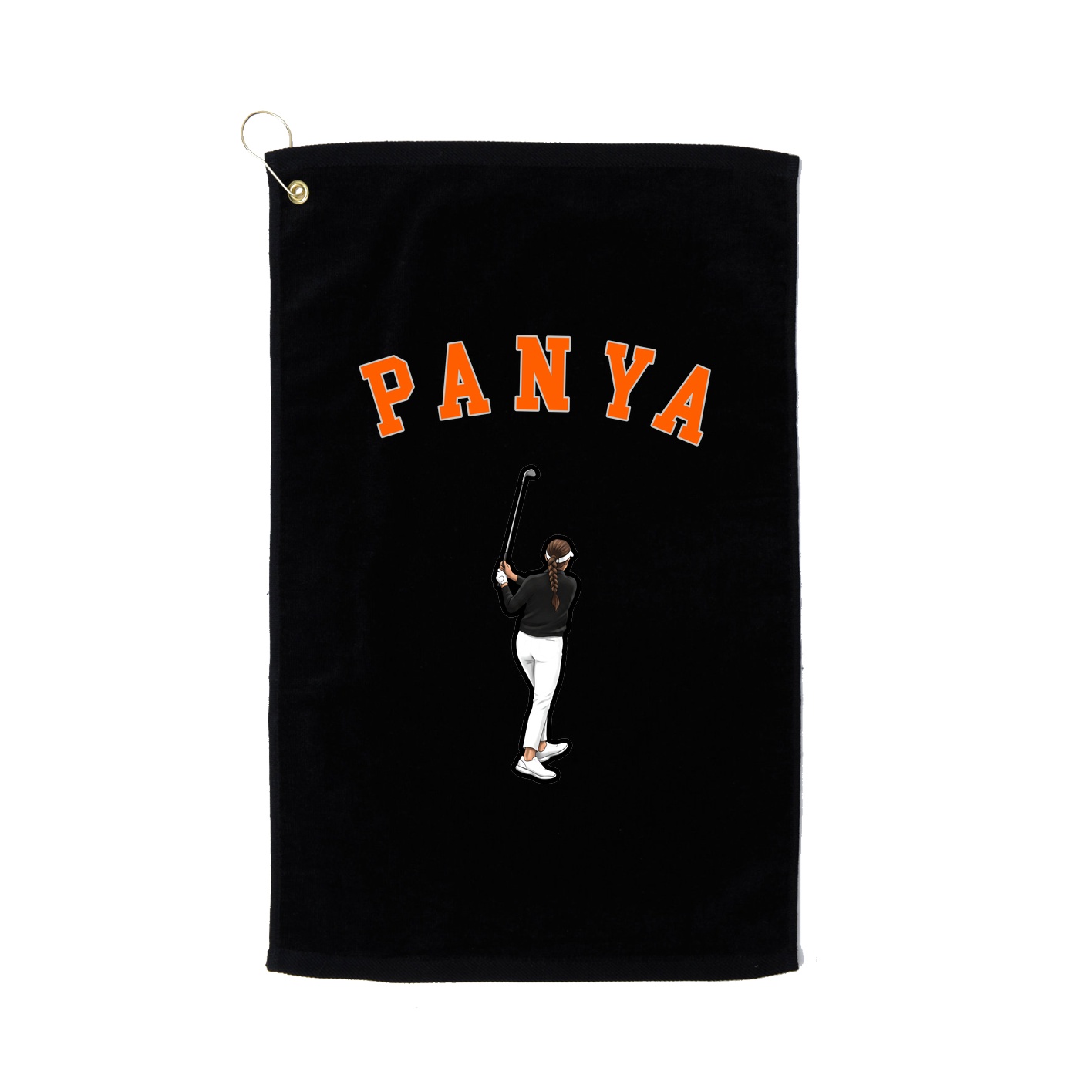 Golf Towel — Shirsey Arch in Black