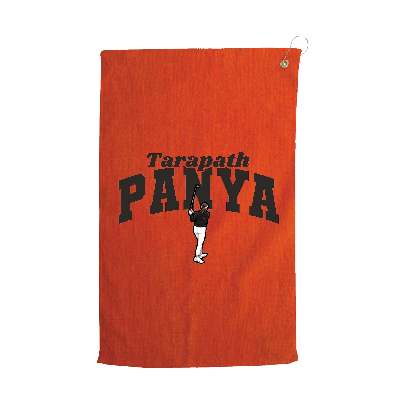 Golf Towel — Signature Arch in Orange