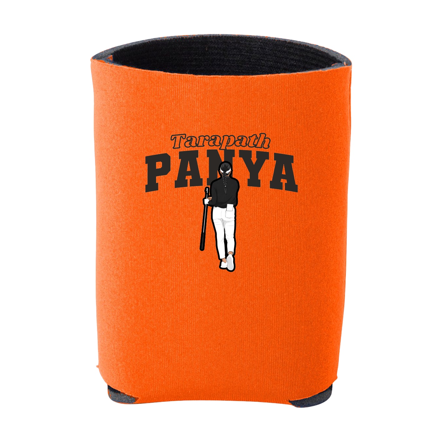 Can Holder — Name Arch in Orange