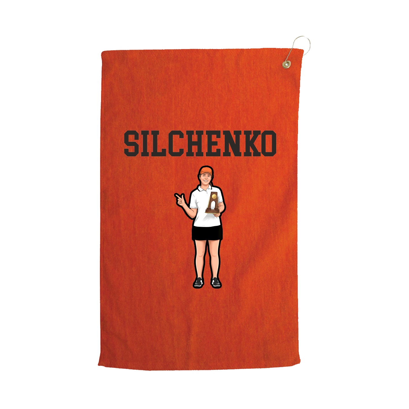Golf Towel — Shirsey in Orange