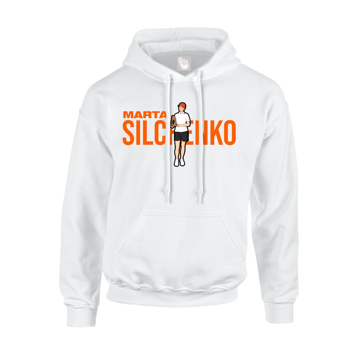 Hoodie — Player Name in White