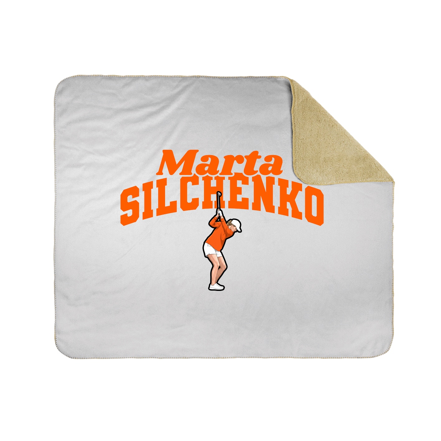 Throw Blanket — Signature Arch in White