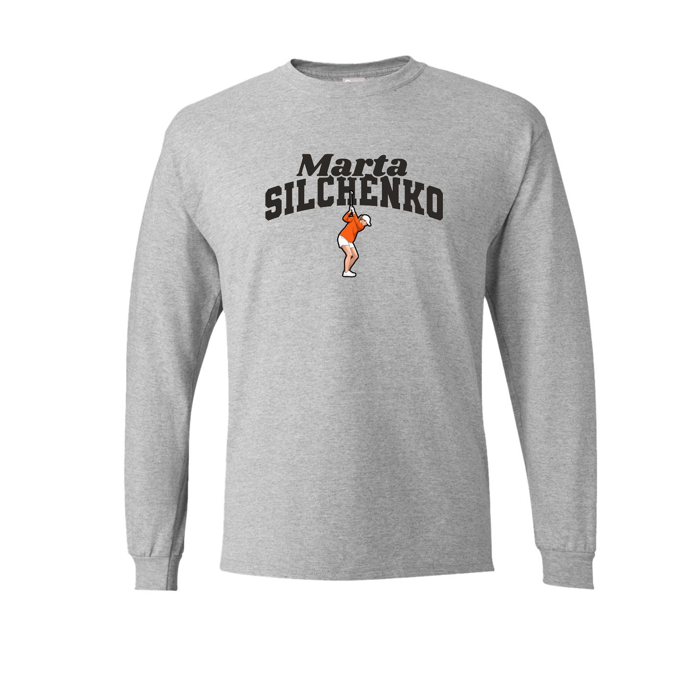 Long Sleeve Tee — Signature Arch in Grey