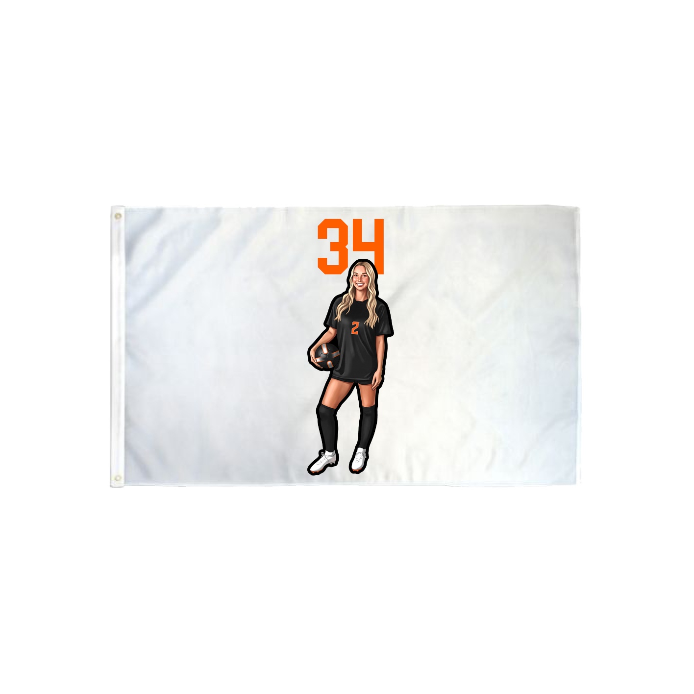 3x5 Flag — Number Top in Classic