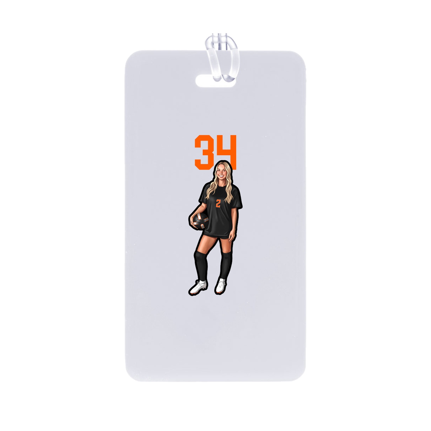 Bag Tag — Number Top in Classic