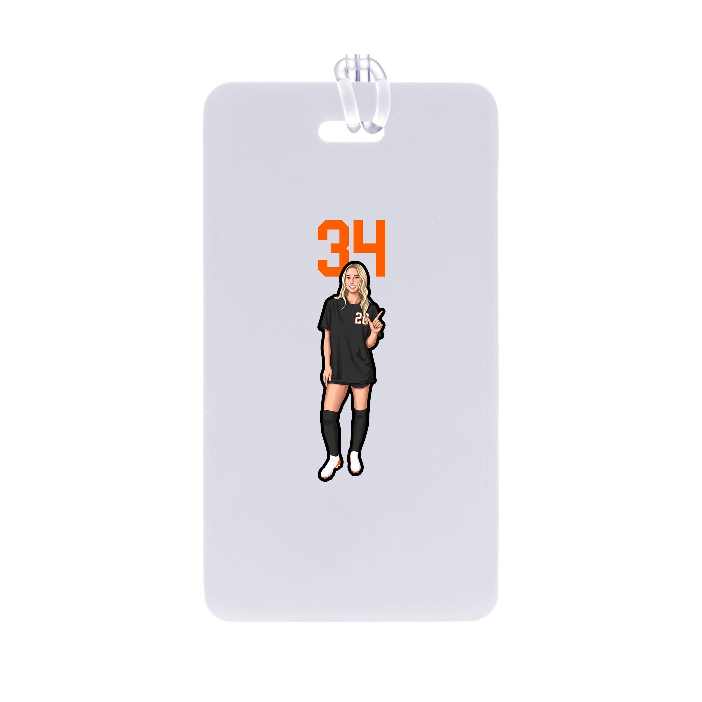 Bag Tag — Number Top in Classic