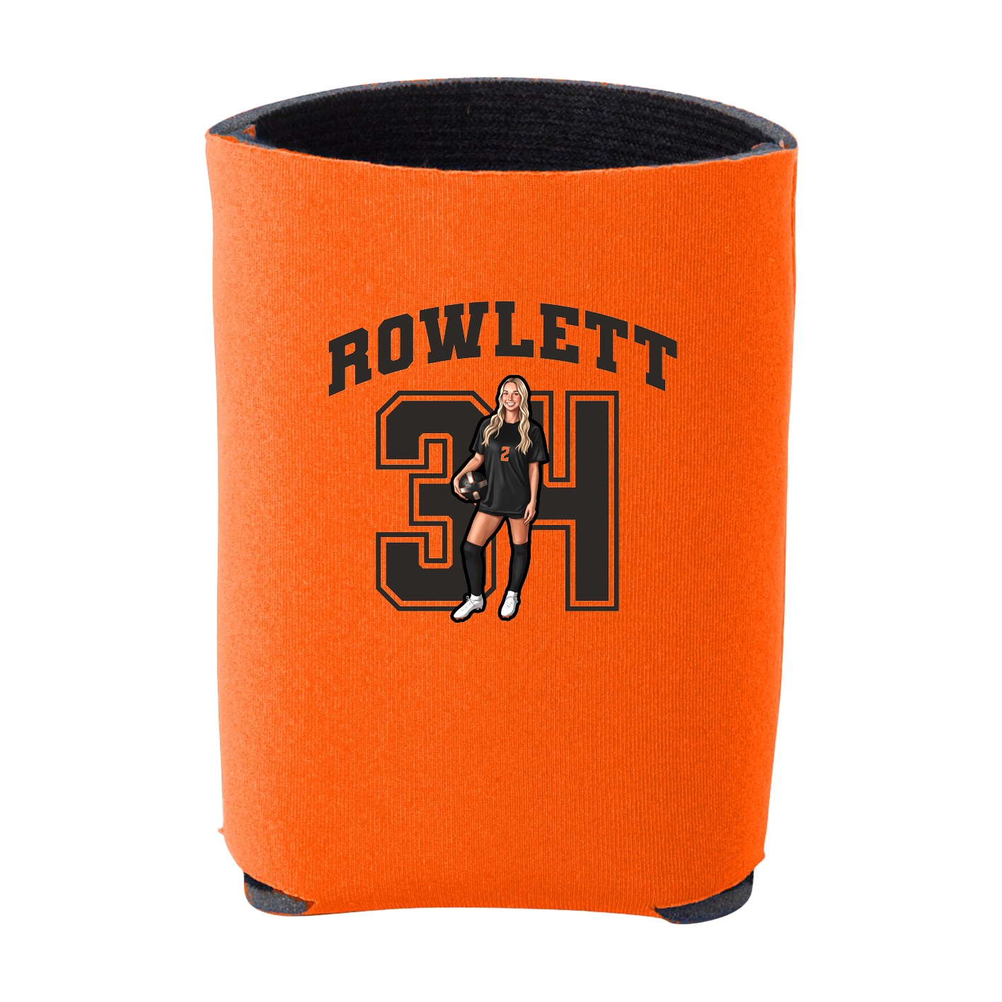 Can Holder — Number in Orange