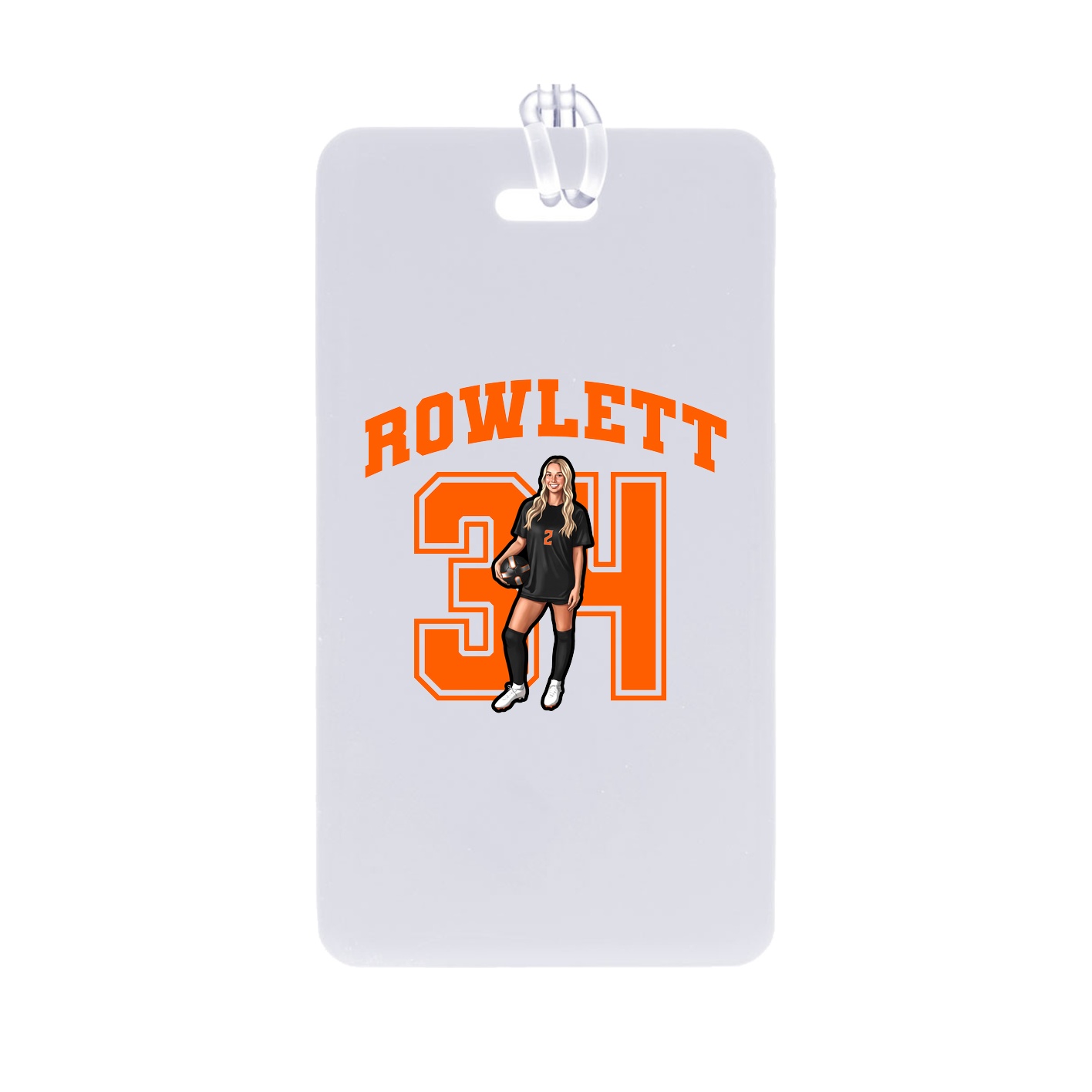 Bag Tag — Number in Classic