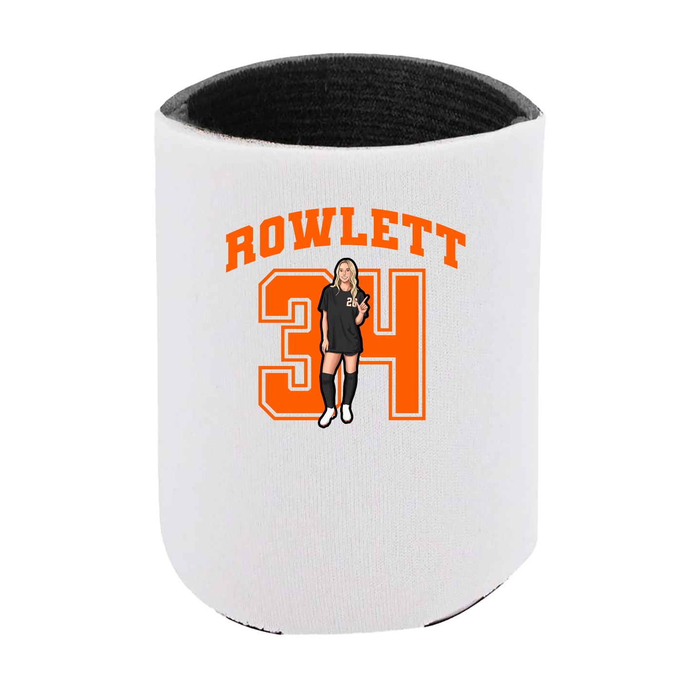 Can Holder — Number in White