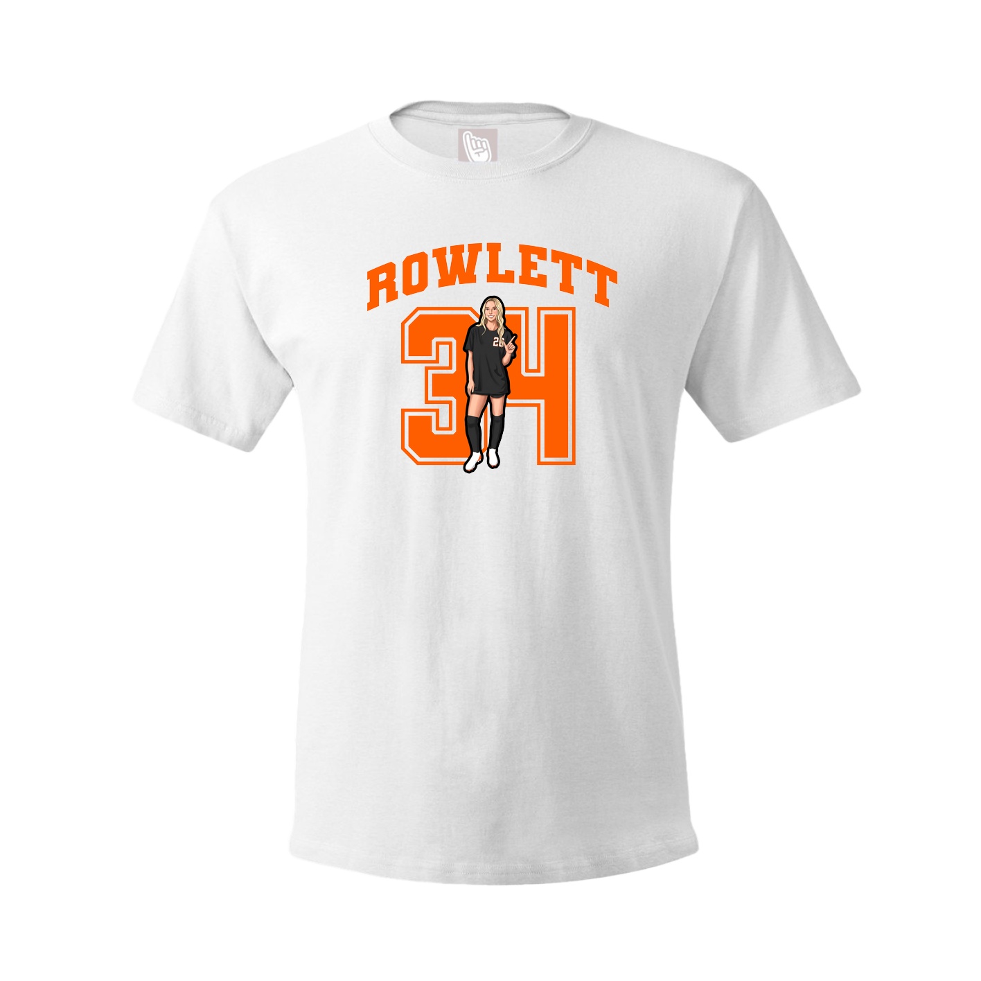 Tee — Number in White