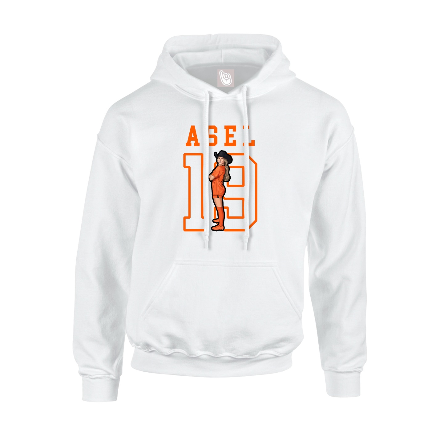 Hoodie — Shirsey in White