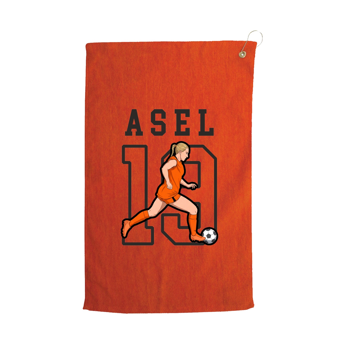Golf Towel — Shirsey in Orange