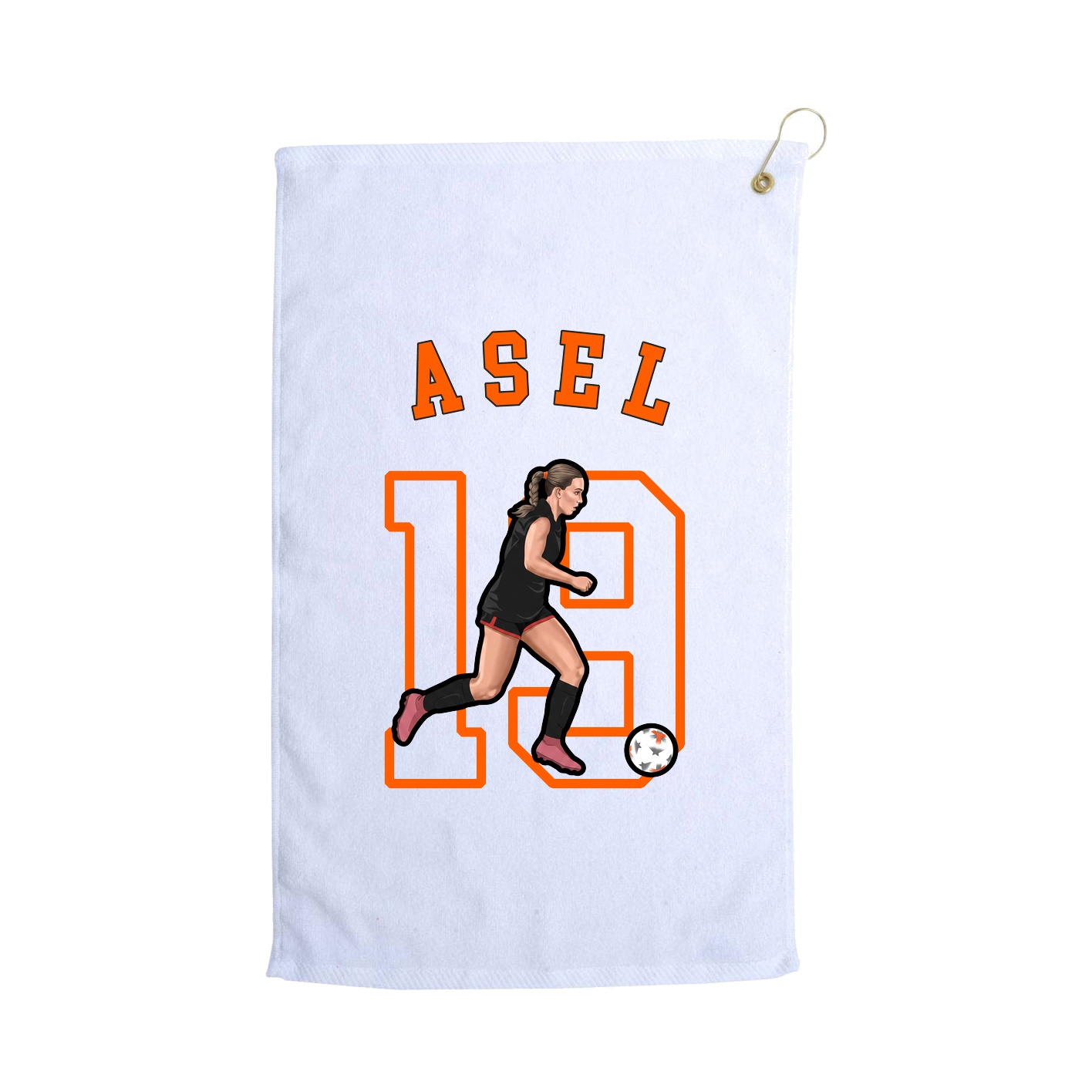 Golf Towel — Shirsey Arch in White