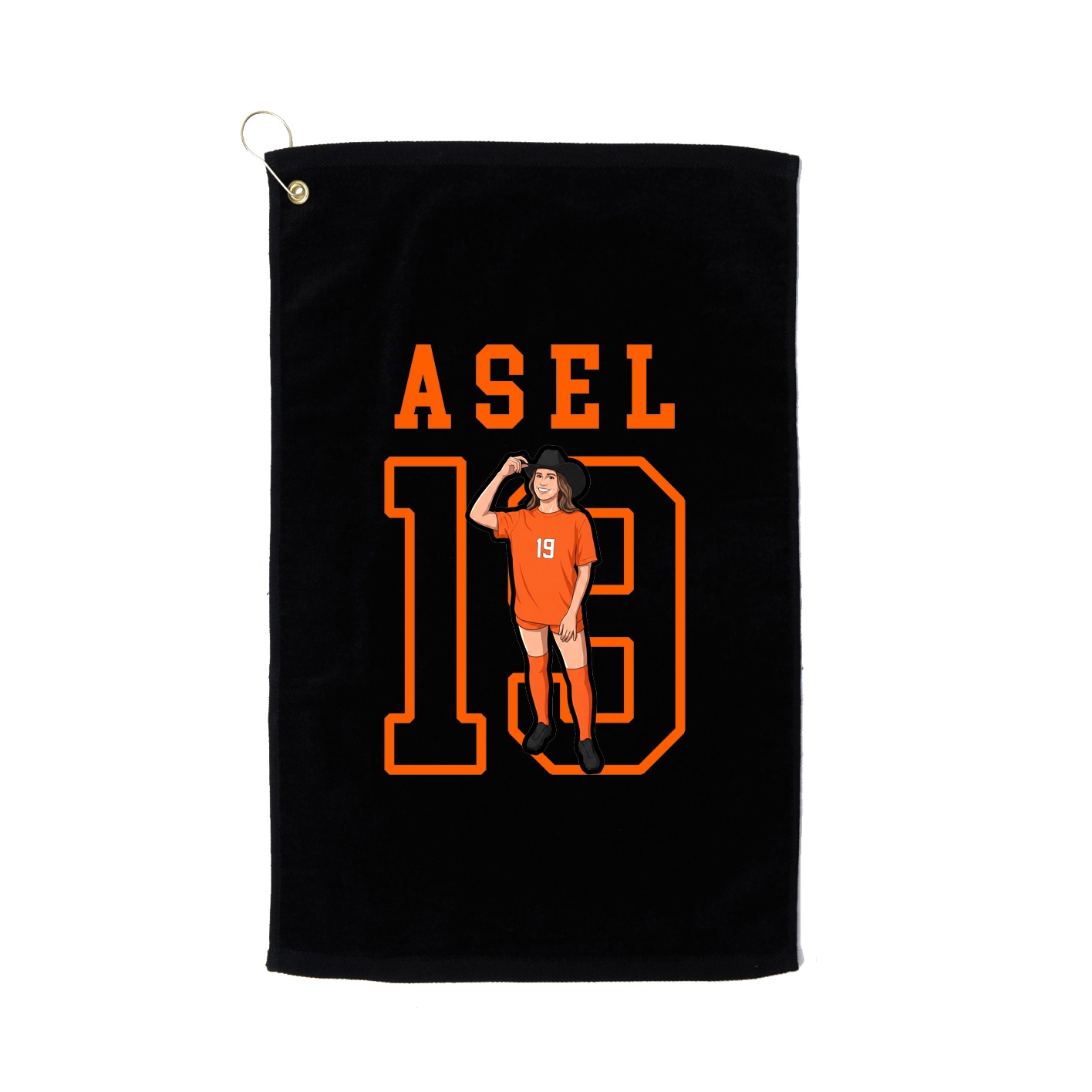 Golf Towel — Shirsey in Black