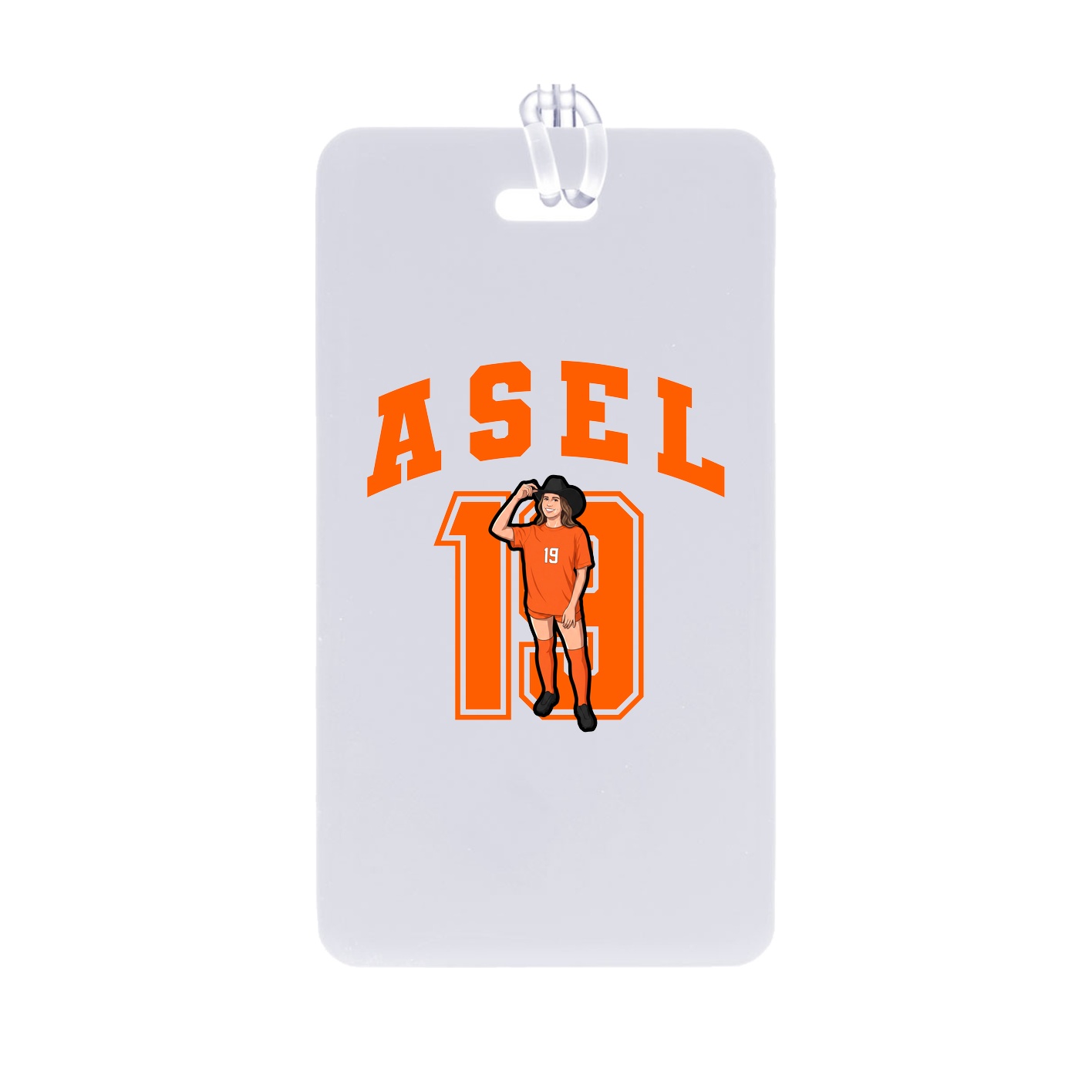 Bag Tag — Number in Classic
